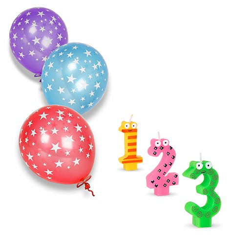 Globos/velas/celebra